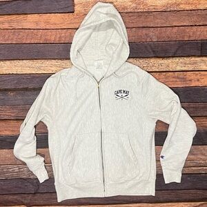 Cape May New Jersey Champion Reverse Weave Gray Hoodie Sweatshirt